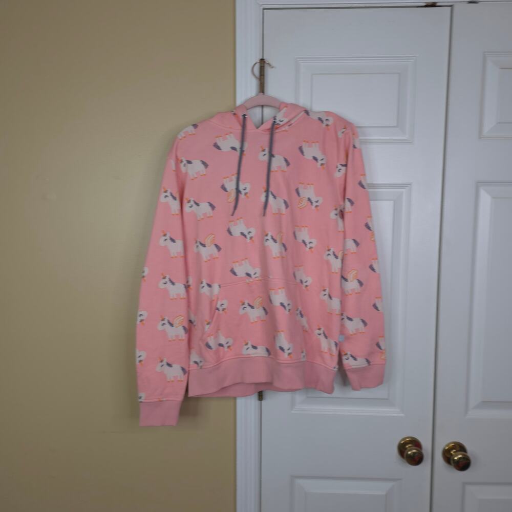 Critical Role Jester Unicorn Adult Hoodie in Pink Size M